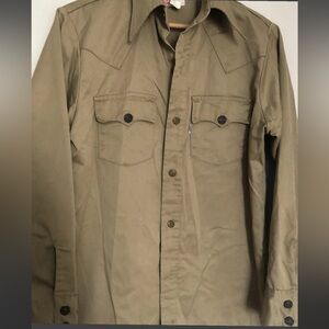 Levi Tan Button-Up shirt Jacket